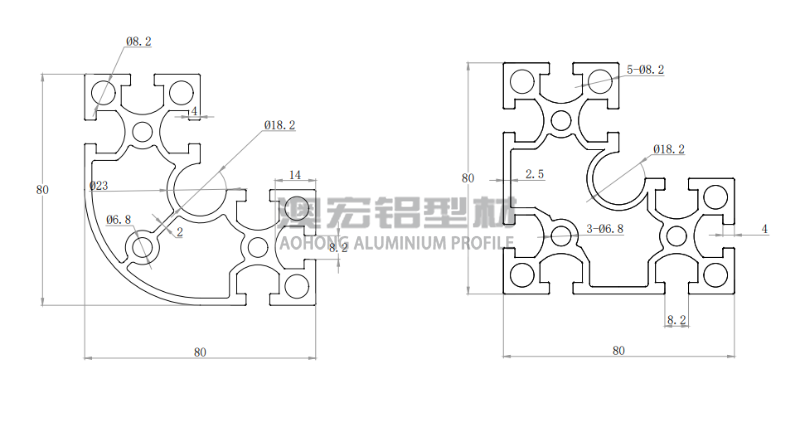 國(guó)標(biāo)工業(yè)鋁型材8840